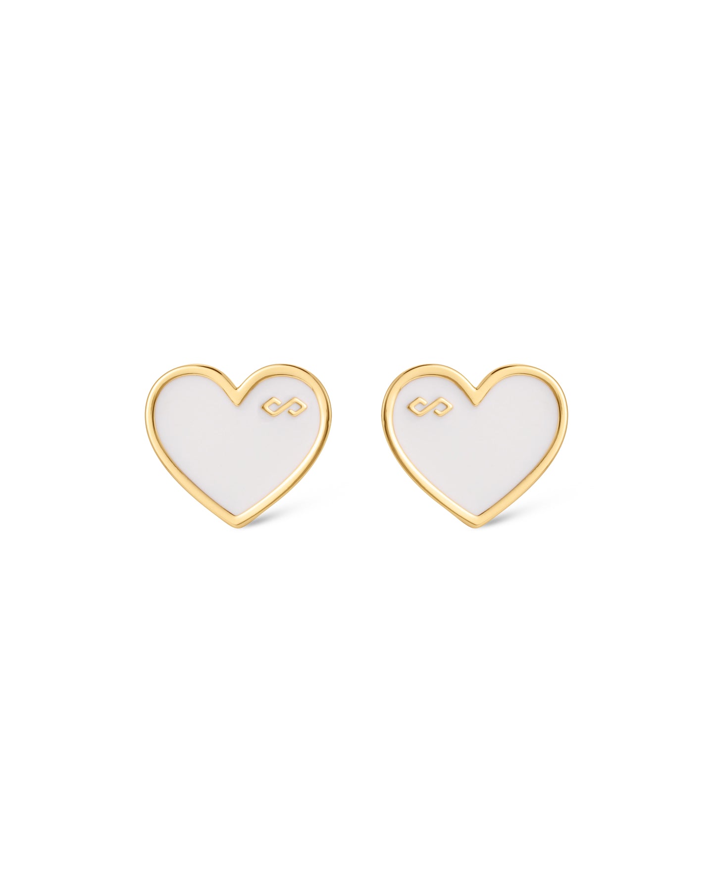 Love Me Earrings - White